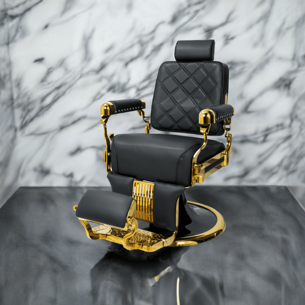 MYS Golden Modern Heavy Duty Barber Chair 8817 - MYS