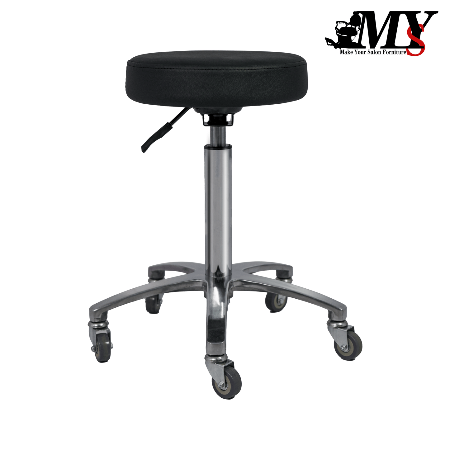 MYS Round Aluminium Salon Stool - MYS