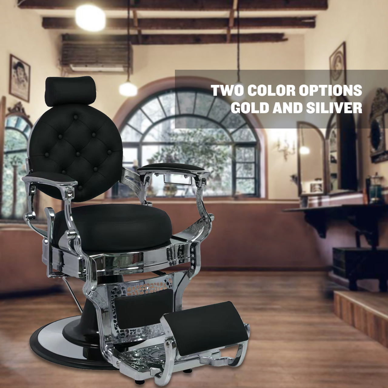 MYS Barber Chair Extra-large Oil Cylinder Heavy Duty 8779