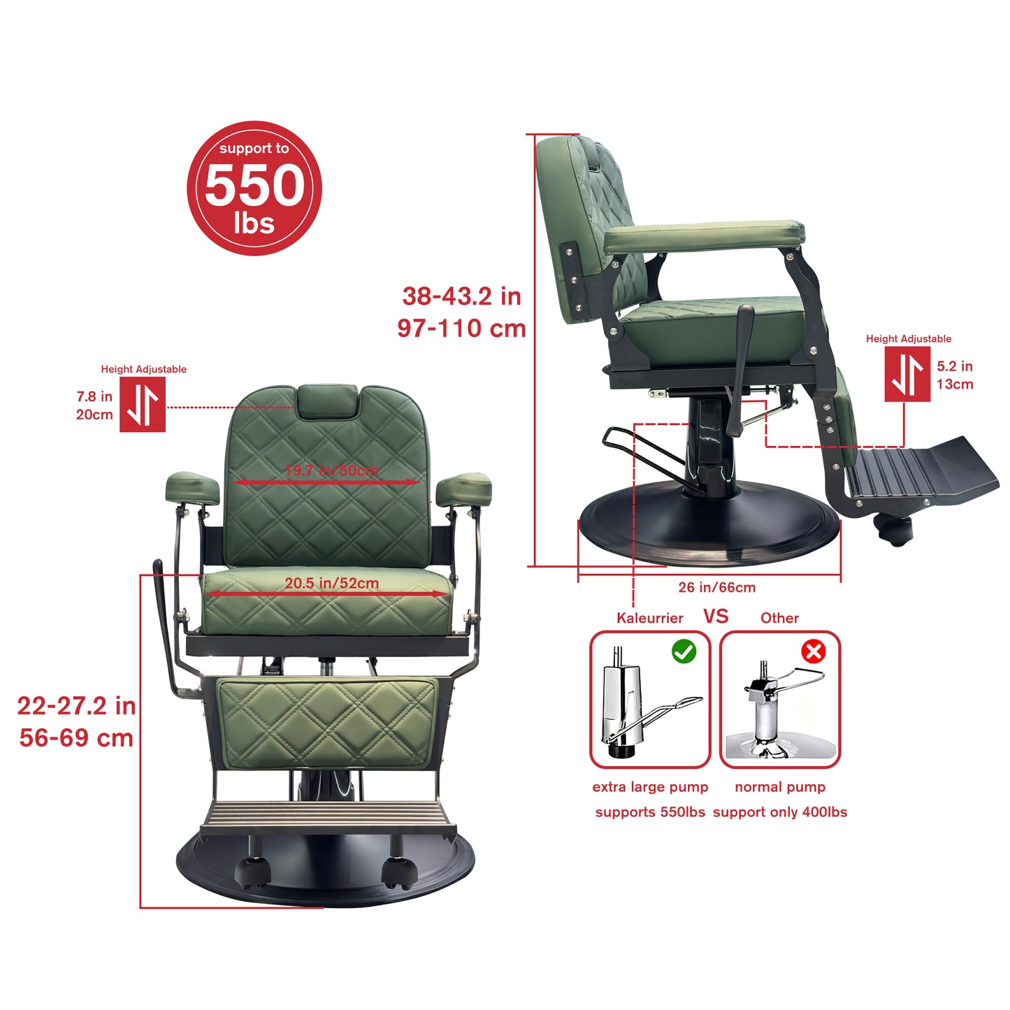 Barber Chair Bundle Set 8821