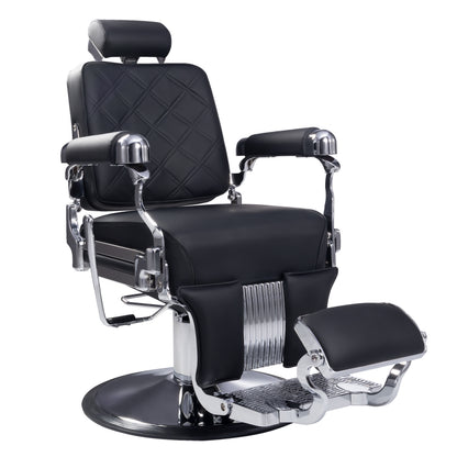 Heavy Duty Barber Chair, 700LB Hydraulic, 160° Recline The Founder 8817