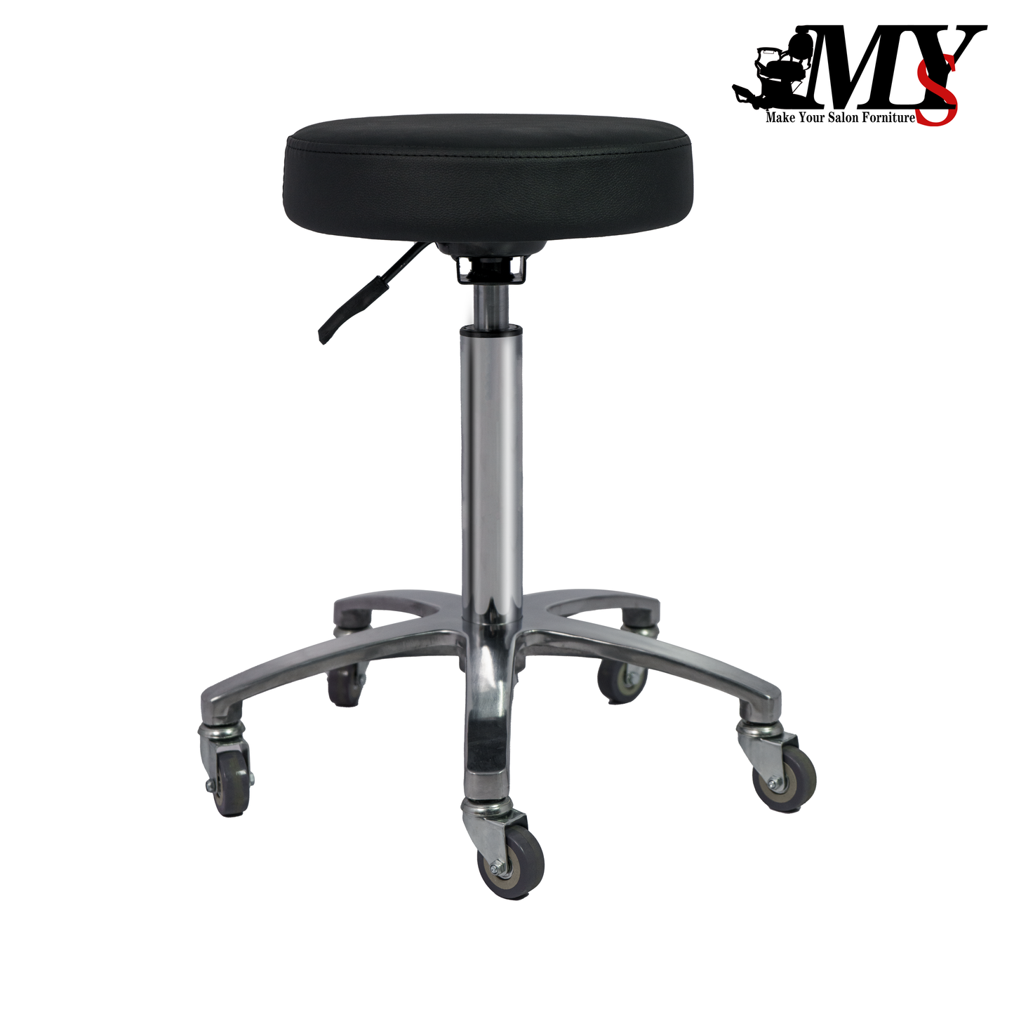 MYS Round Aluminium Salon Stool