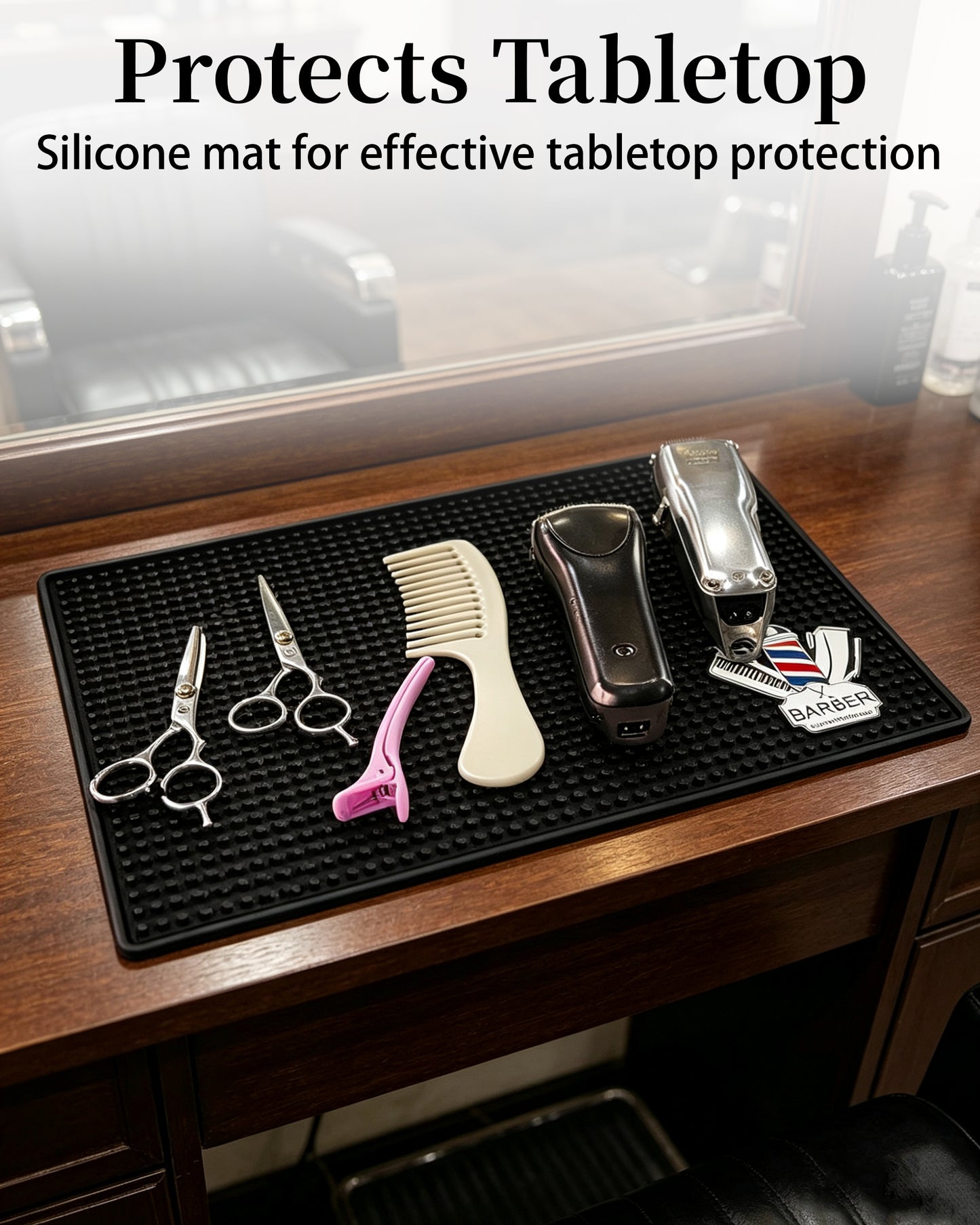 MYS Professional Barber Anti-Slip Station Mats