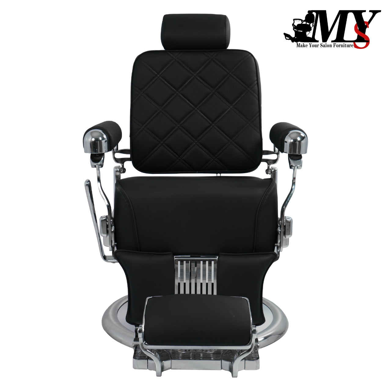 MYS Silver Modern Heavy Duty Barber Chair 8817