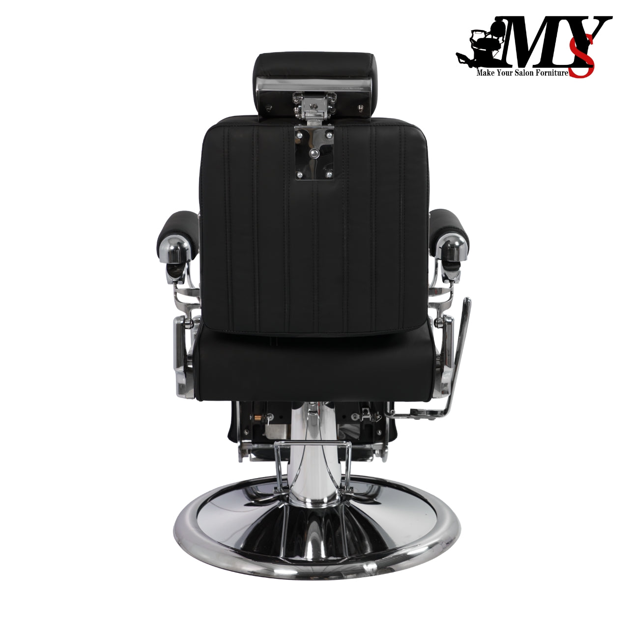 MYS Silver Modern Heavy Duty Barber Chair 8817