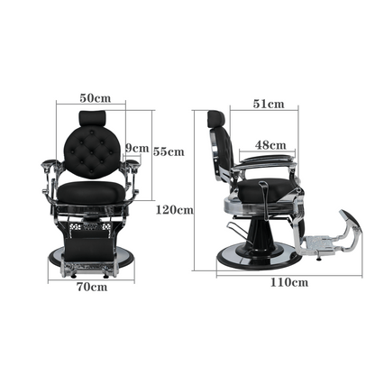 MYS Barber Chair Extra - large Oil Cylinder Heavy Duty 8779 - MYS