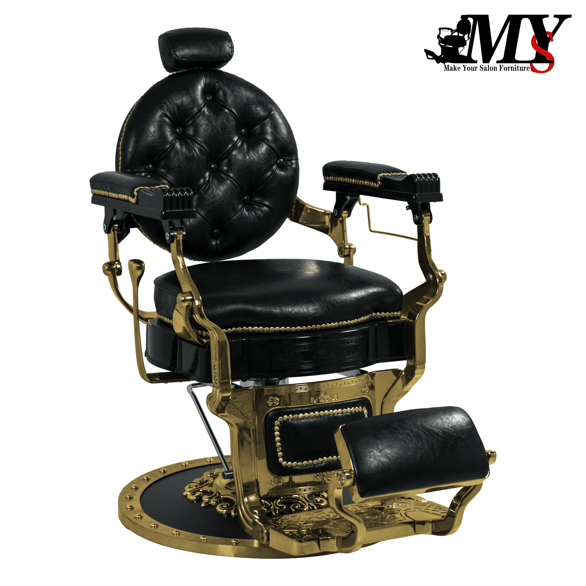 MYS Vintage Design Heavy Duty Hydraulic Pump Barber Chair 8819 - MYS