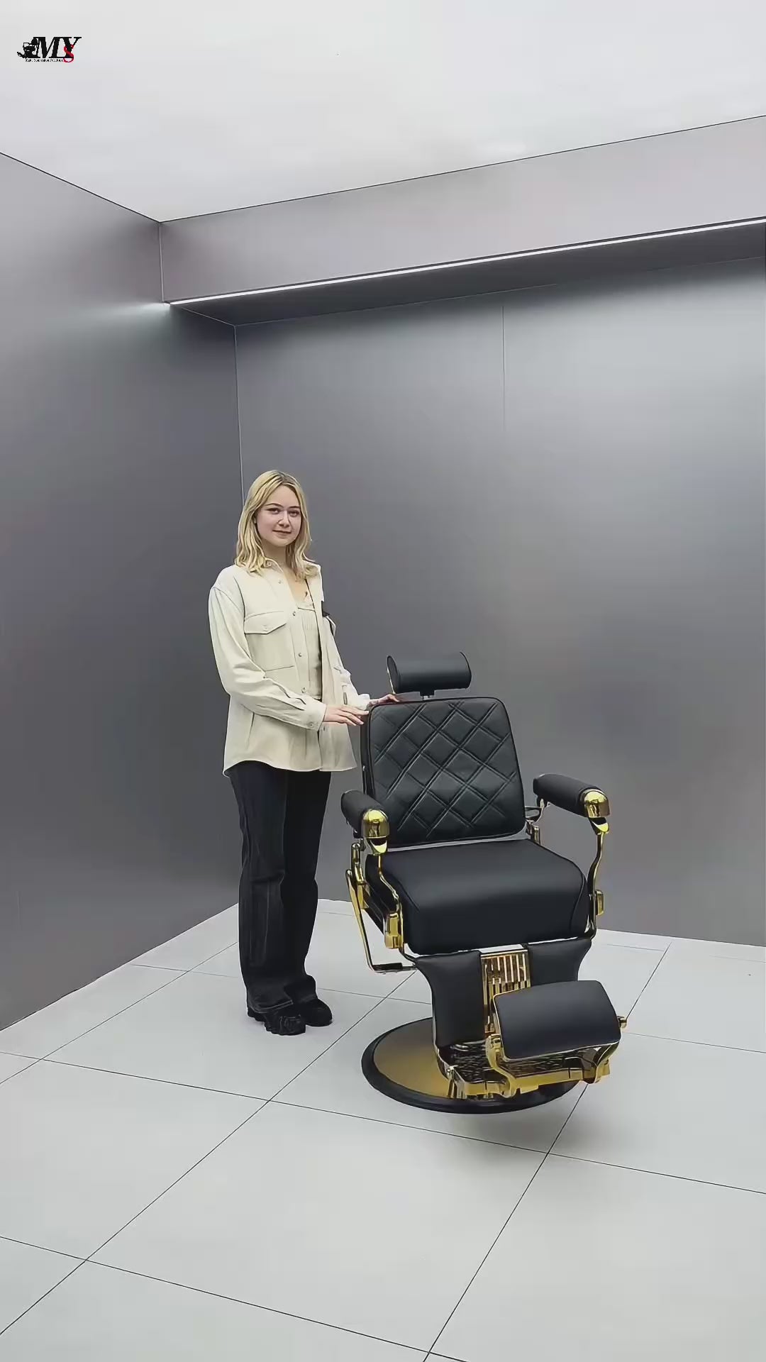 Barber Chair 8817 - Heavy Duty, Ergonomic, Stylish – MYS