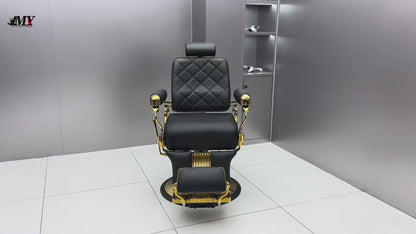 Heavy Duty Barber Chair, 700LB Hydraulic, 160° Recline The Founder 8817