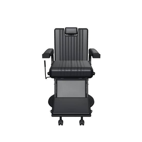 MYS The Onyx 8831 barber chair in black - interactive 3D model