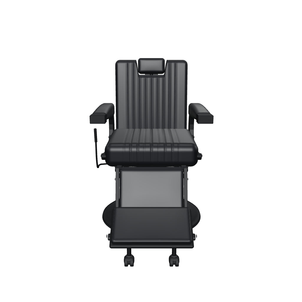 MYS The Onyx 8831 barber chair in black - interactive 3D model